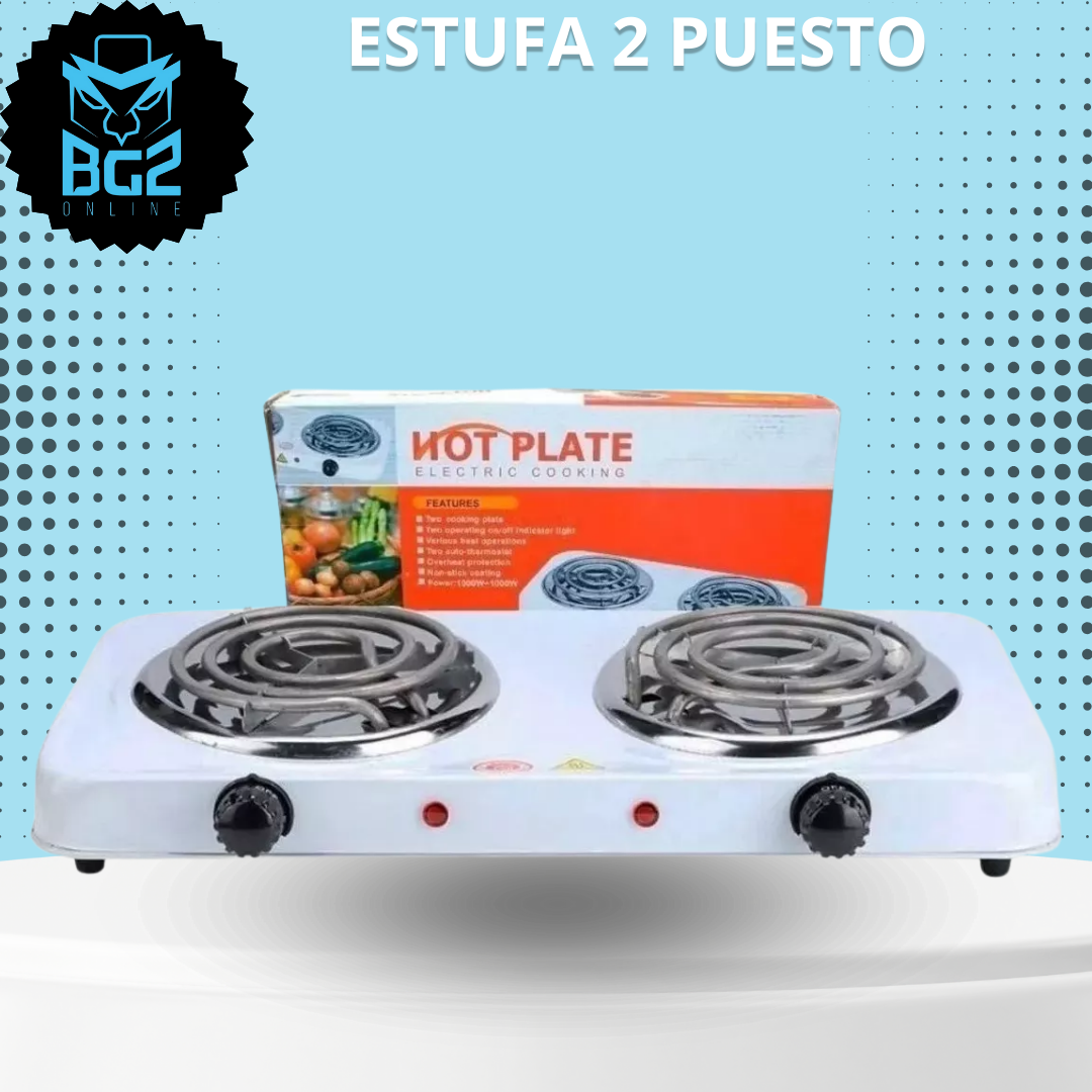 ESTUFA ELECTRICA DOS PUESTOS